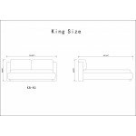Wholesale DeRucci Bed Frame KB-82 (Gray)